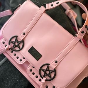 Blackcraft Pentagram Pink Purse 14”